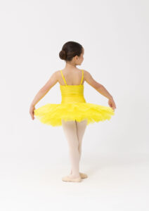 4 layer tutu yellow