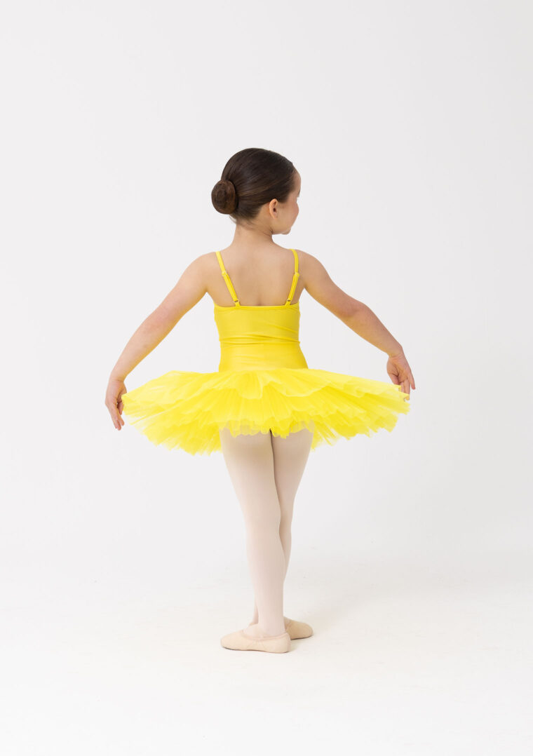 4 layer tutu yellow