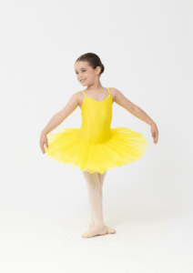 4 layer tutu yellow