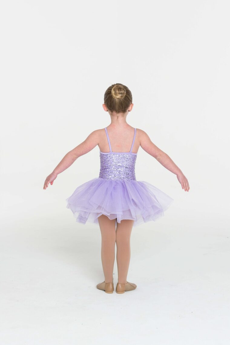 sequin tutu dress lilac