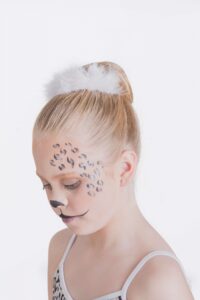 Wild cats tutu snow leopard hairpiece