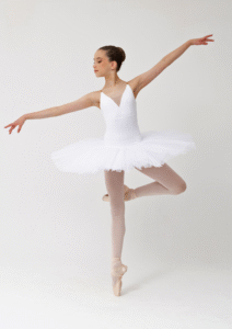 half tutu white