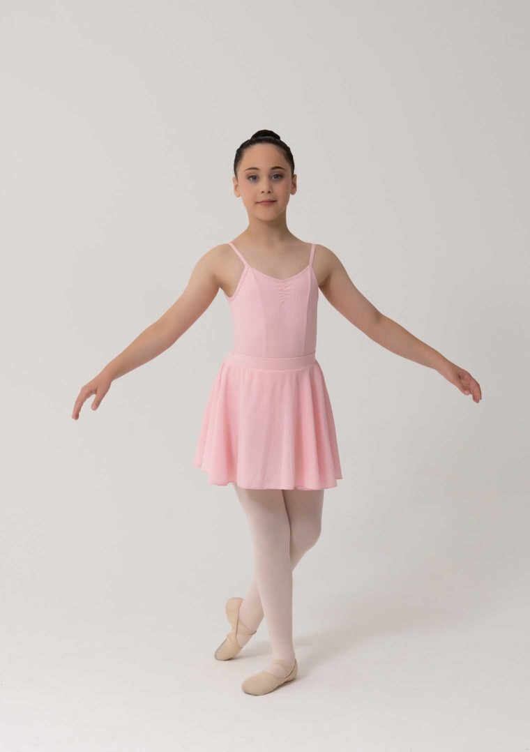 premium full circle skirt ballet pink