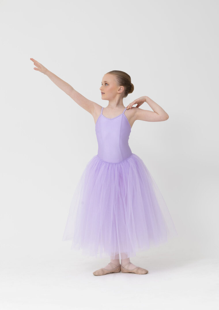 romantic tutu liliac child