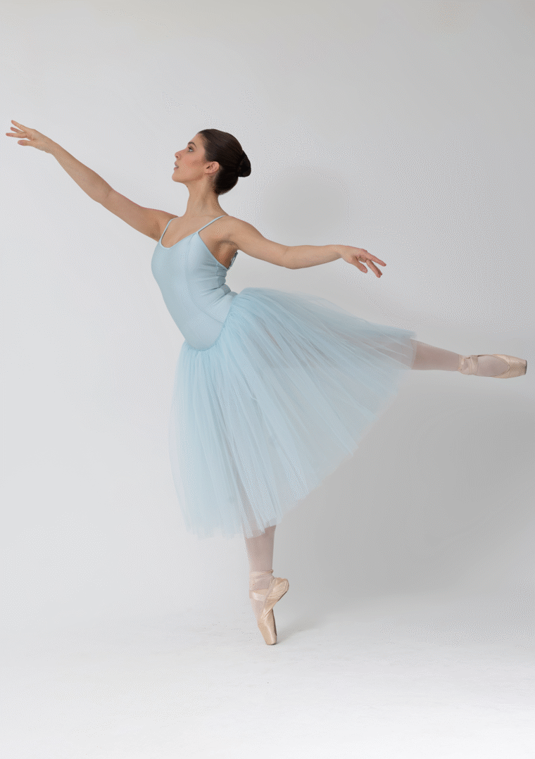 romantic tutu pale blue