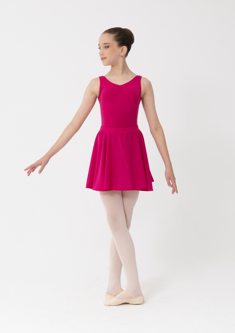 premium full circle skirt mulberry