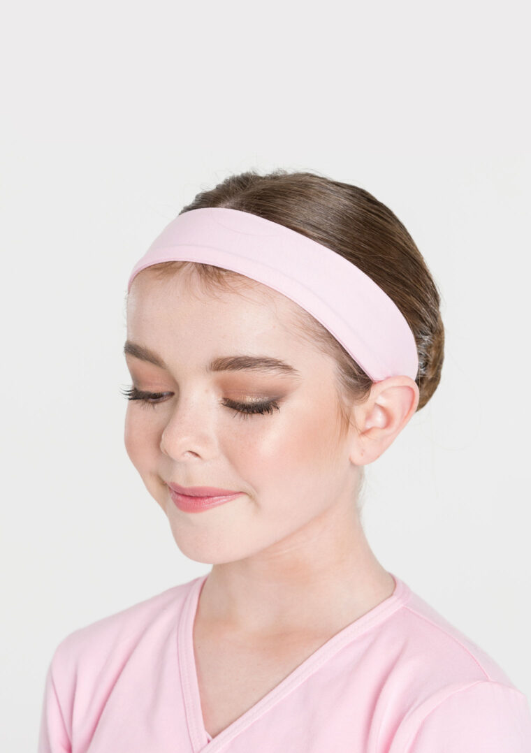 tactel headband ballet pink