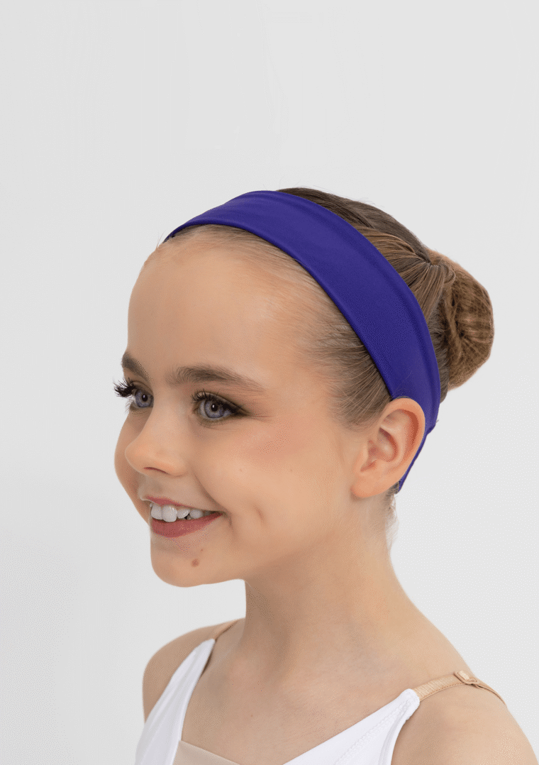 tactel headband dark purple