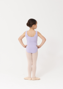 thick strap leotard lilac