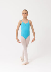 camisole strap leotard turquoise