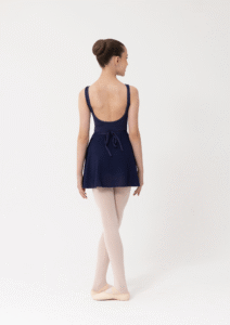 ballet wrap skirt navy