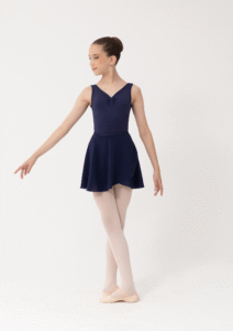 ballet wrap skirt navy