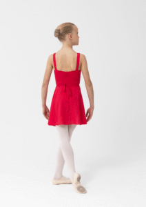 ballet wrap skirt red