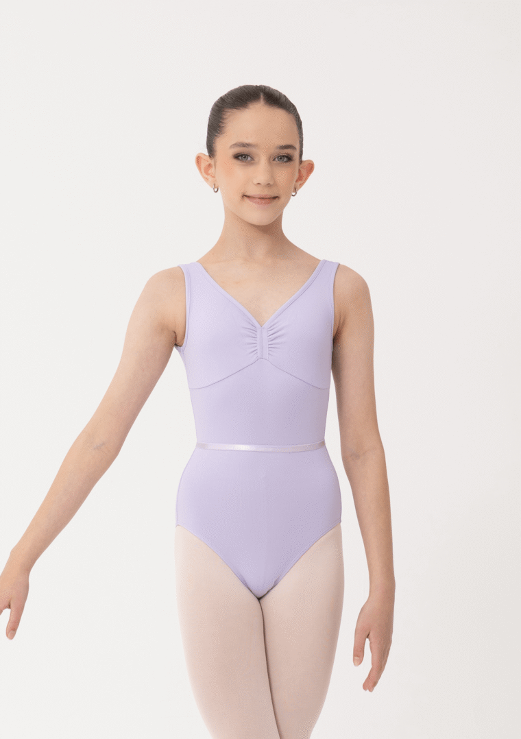 waist band ballet exam lilac