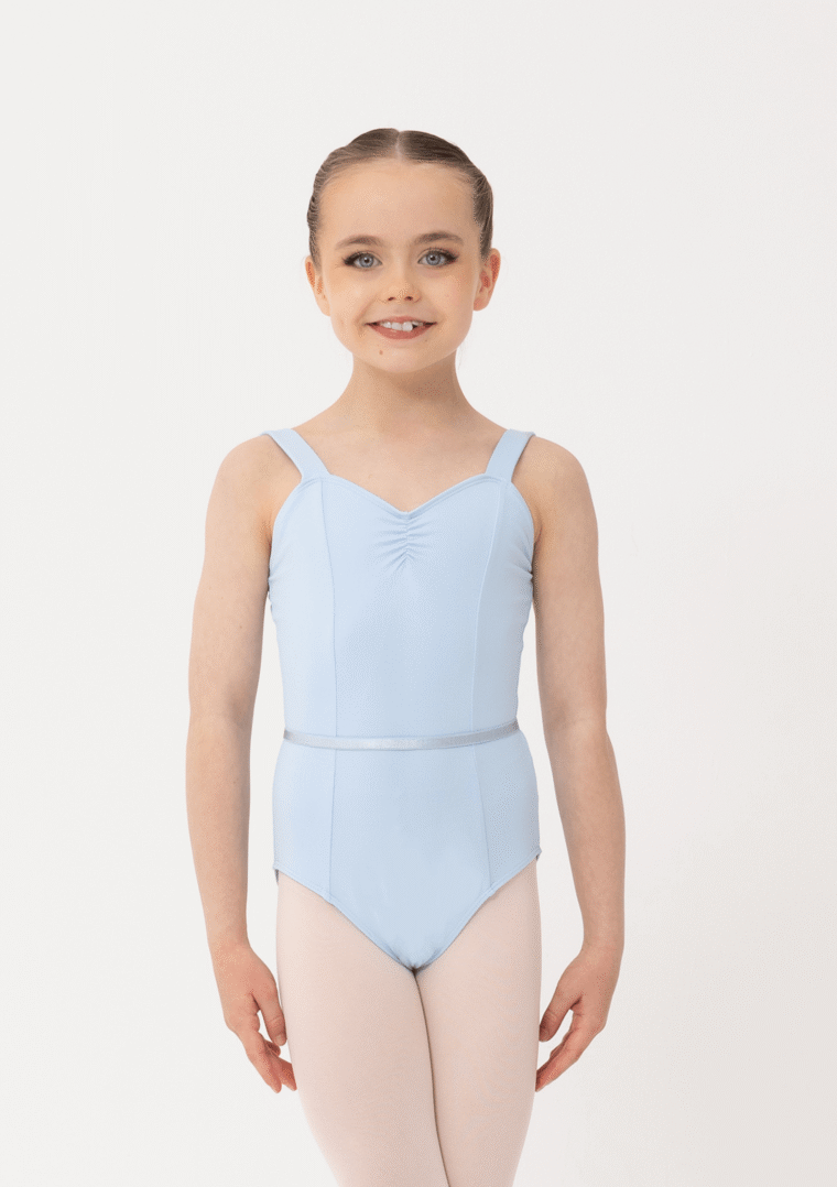 waist band ballet exam pale blue