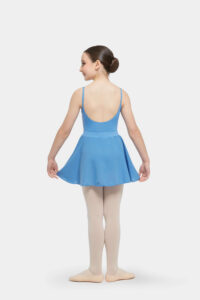 premium full circle skirt cornflower blue