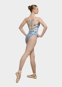 christina leotard blue wild lace