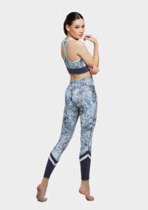 erika leggings blue wild lace