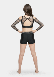 aztec shorts black