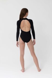 ava leotard black long sleeve