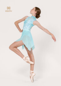 lillian skirt light blue ballet