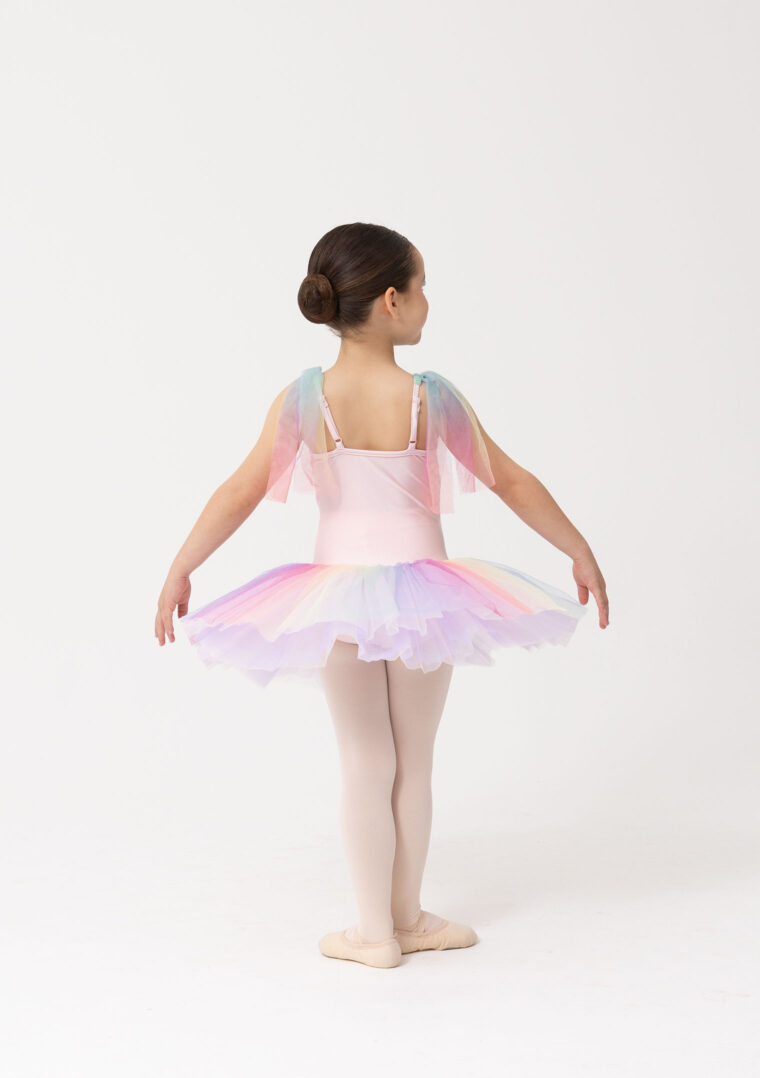 rainbow fairy tutu pale pink