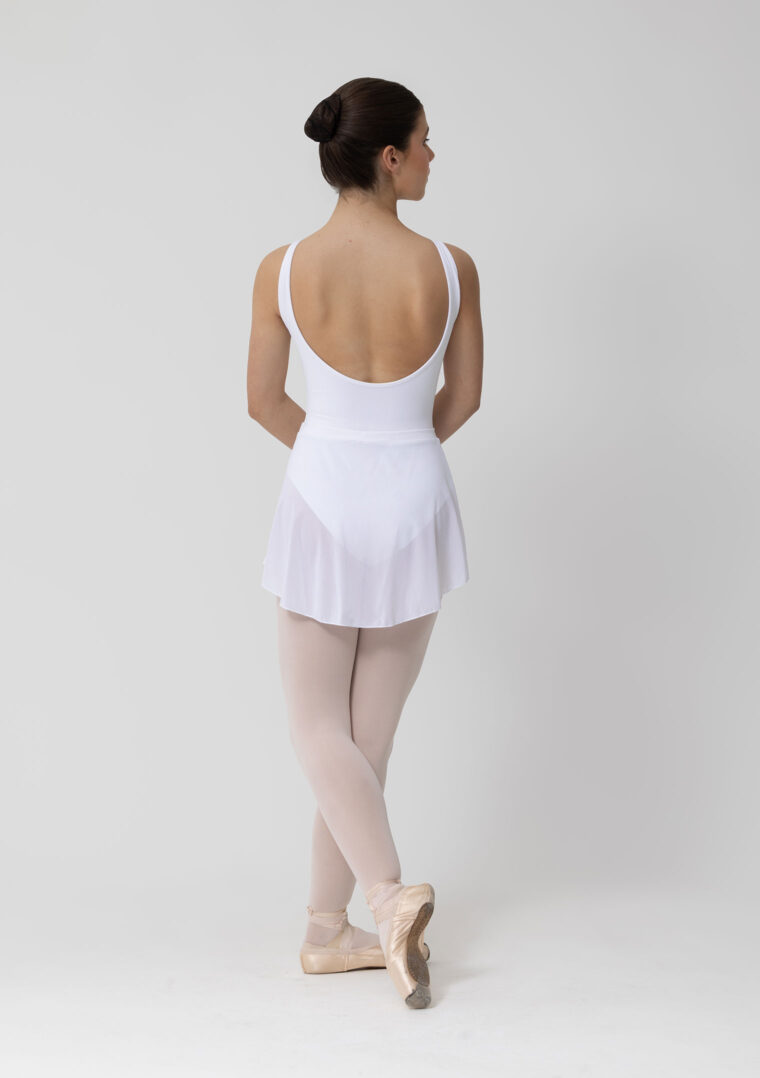 christina ballet skirt white