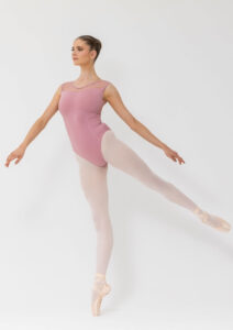 jessie ballet leotard dusty pink