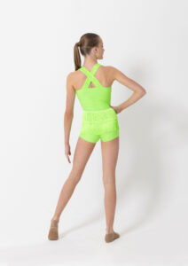 stacey biketard neon green