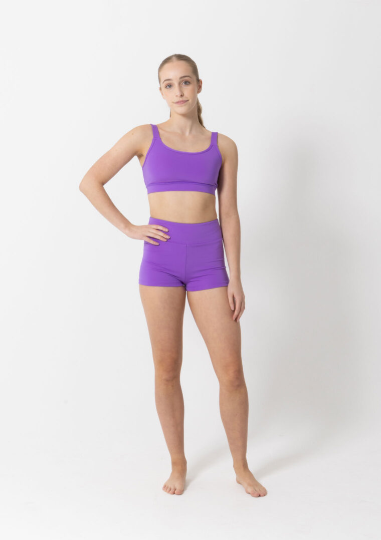 performance crop purple