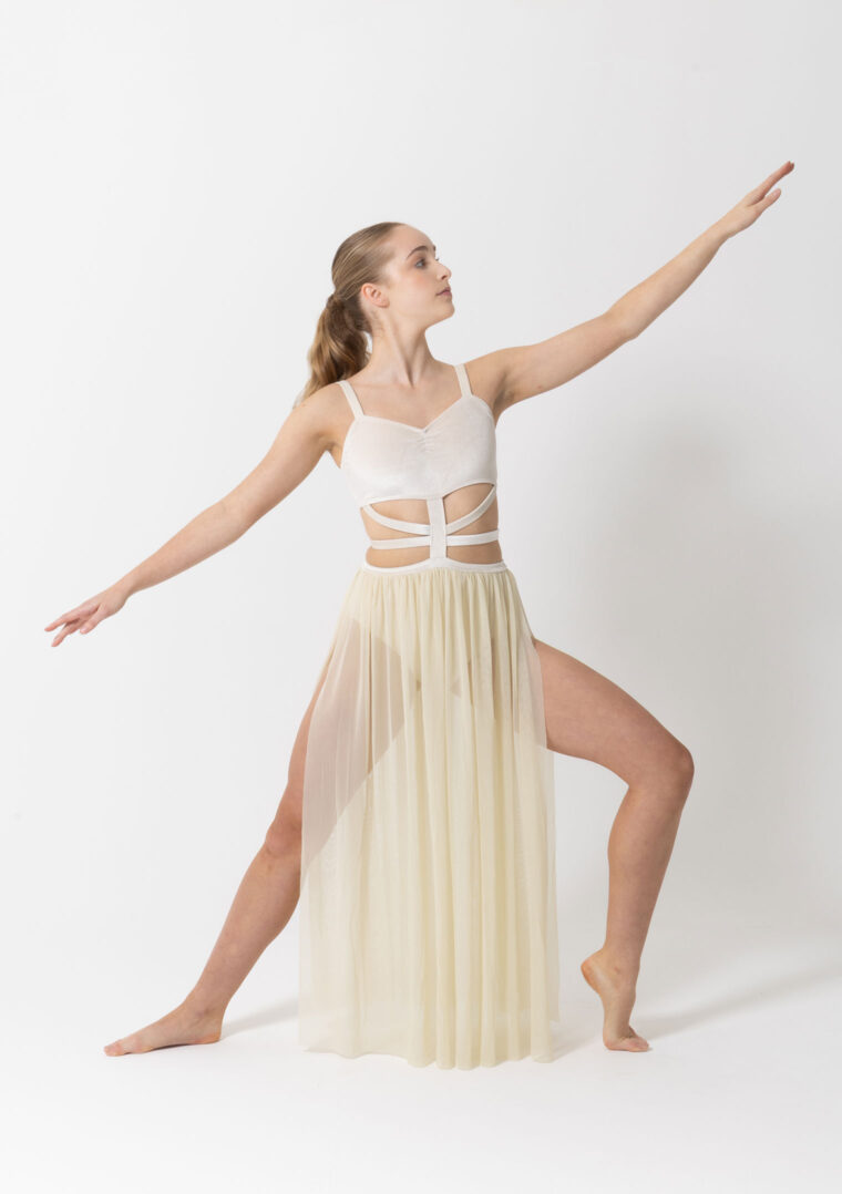 celeste lyrical dress cream