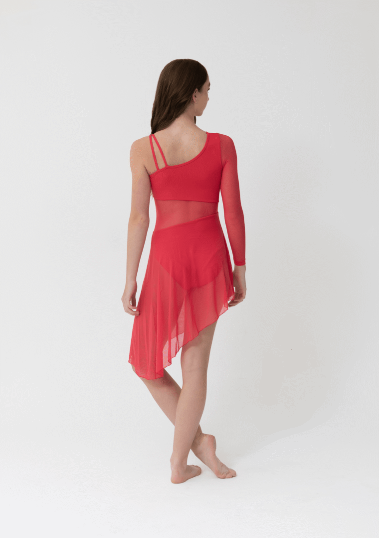 tasha lyrical dress red