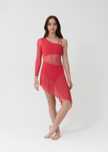 tasha lyrical dress red