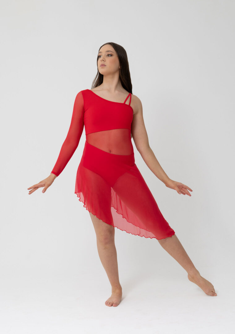 tasha lyrical dress red