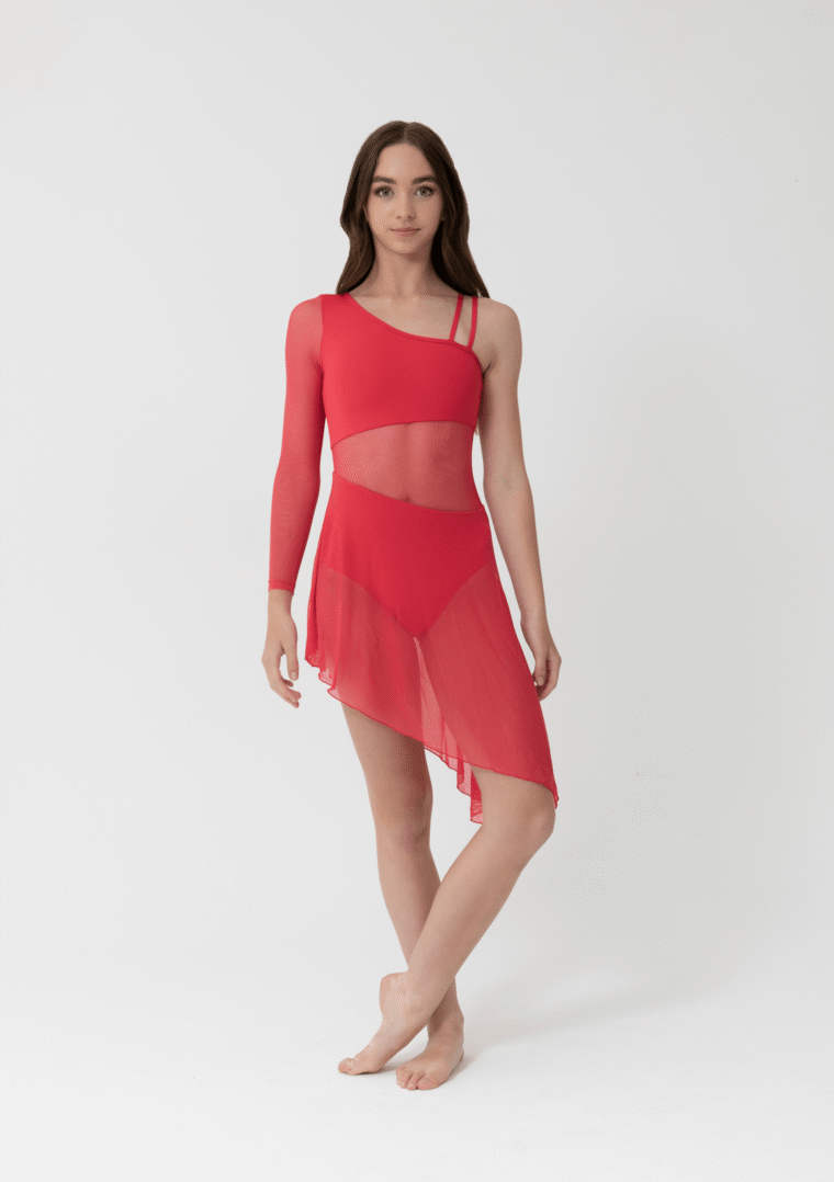 tasha lyrical dress red