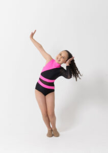 Twilight Leotard Black and Hot pink