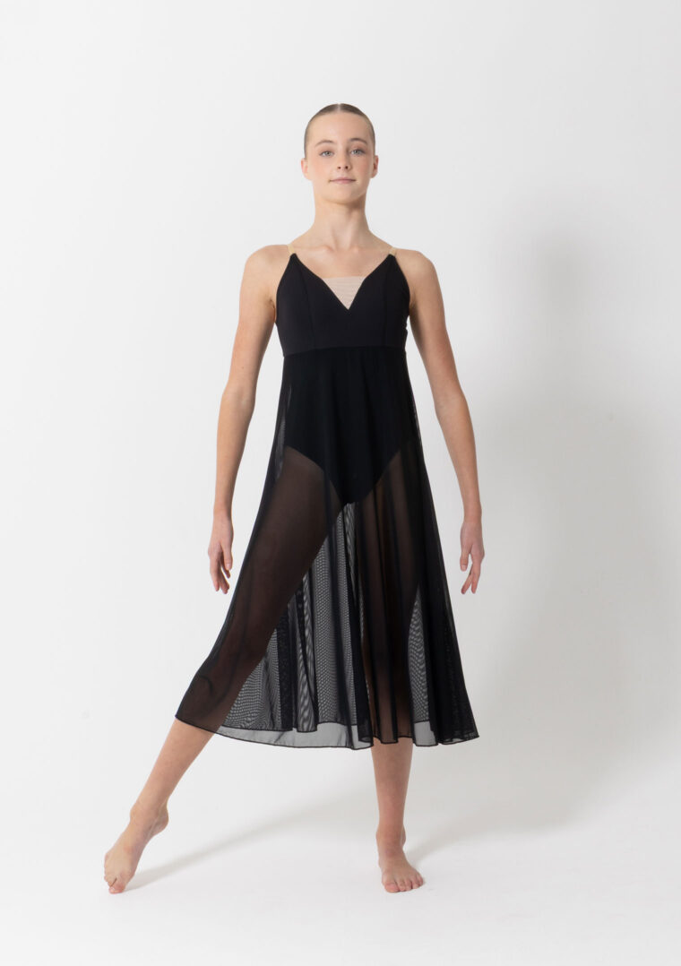 willow lyrical dress black