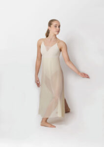 willow lyrical dress cream