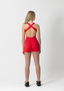 bridget biketard red