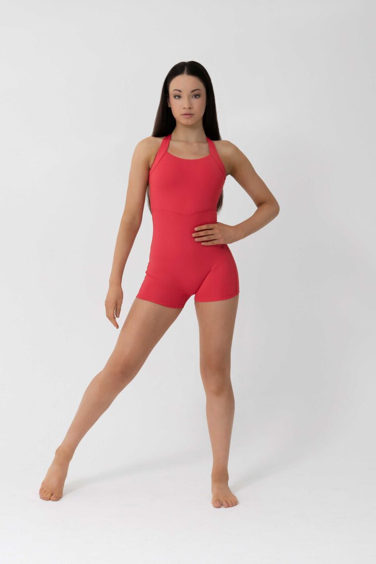 bridget biketard red