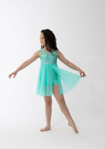 josie lyrical dress - mint