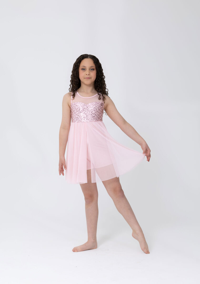 josie lyrical dress - pink