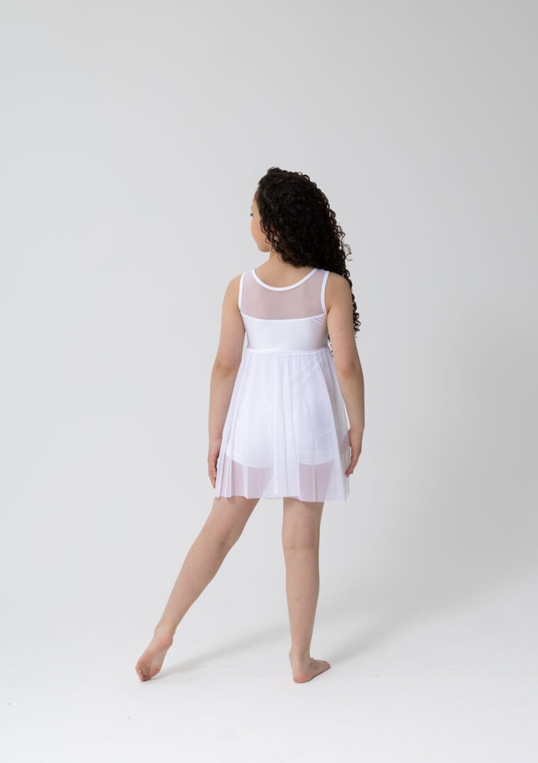 josie lyrical dress - white