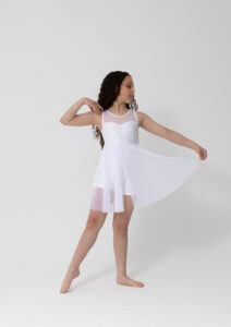 josie lyrical dress - white