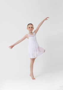 josie lyrical dress - white