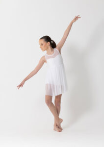 josie lyrical dress - white