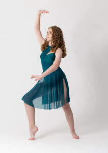lexi lyrical dress teal