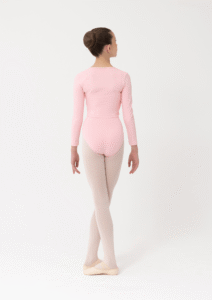 mock crossover ballet pink