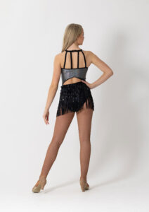 sabrina leotard jazz sequin skirt silver