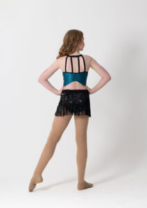 sabrina leotard jazz sequin skirt turquoise
